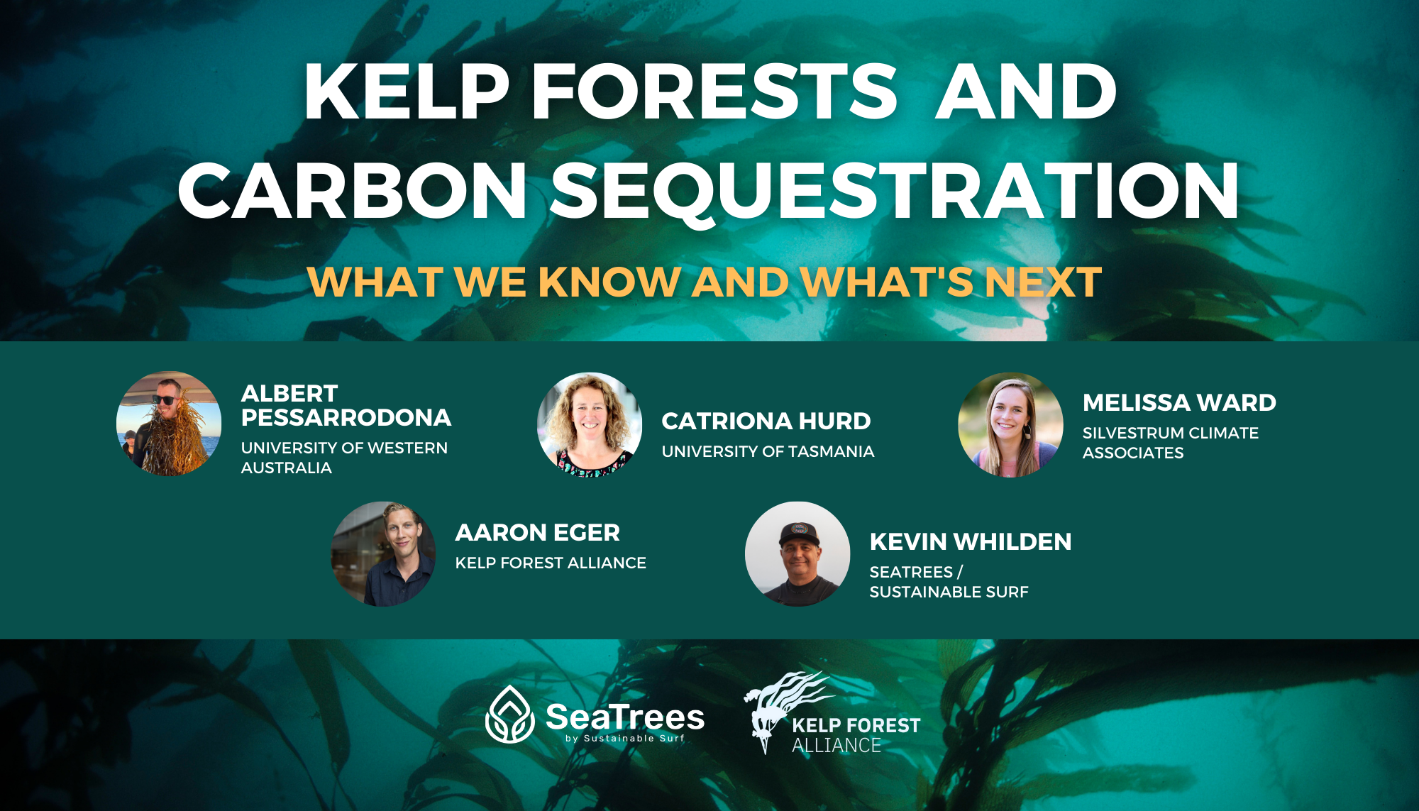 Kelp Forest and Carbon Sequestration Webinar