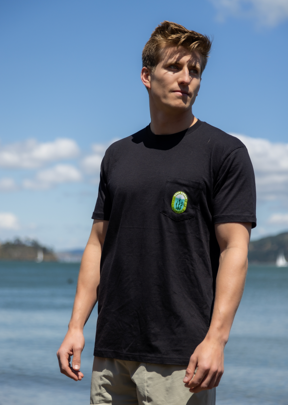 SeaTrees California Kelp Squad Pocket T-shirt