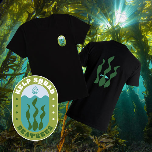 SeaTrees California Kelp Squad Pocket T-shirt