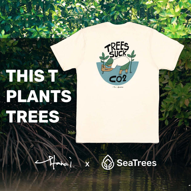 Yusuke Hanai - SeaTrees Suck CO2 T-shirt